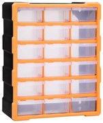 vidaXL Organiser met 18 medium lades 38x16x47 cm