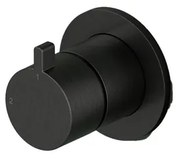 Hotbath Ace Afbouwdeel - 2-weg omstel - zwart geborsteld PVD AC111EXTMBP