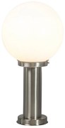 Smart buitenlamp met dimmer paal staal RVS 50 cm incl. Wifi A60 - Sfera Modern E27 IP44 Buitenverlichting