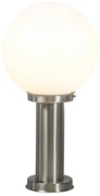Smart buitenlamp met dimmer paal staal RVS 50 cm incl. Wifi A60 - Sfera Modern E27 IP44 Buitenverlichting