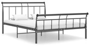 vidaXL Bedframe metaal zwart 140x200 cm