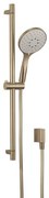 Crosswater MPRO Glijstangset - 70cm - handdouche rond 3 standen - geborsteld messing MPROKITF