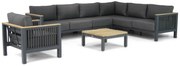 Hoek loungeset 7 personen Rope Grijs  Santika Furniture Santika Shadow