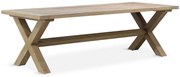 Dining Tuintafel rechthoekig 240 x 100 cm Grijs Oregon