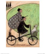 Kunstdruk Sam Toft - Double Decker Bike