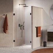Brauer Void profielloze pendeldeuren 90cm gunmetal geborsteld PVD