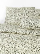 Gewassen katoenen dekbedovertrek Nolana met fijn bloemenpatroon