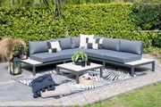 Garden Impressions Nicolle loungeset - Carbon black - donker grijs - Op=Op