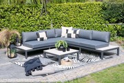 Garden Impressions Nicolle loungeset - Carbon black - donker grijs