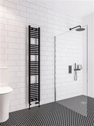 Eastbrook Wingrave handdoekradiator 30x180cm zwart mat 619W