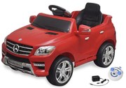 vidaXL Elektrische speelgoedauto Mercedes Benz ML350 rood 6 V