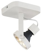 Design plafondspot wit GU10 70mm draai- en kantelbaar - Vo