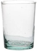 Glas, recht, gerecycled glas, handgeblazen, 230 ml