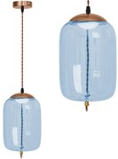 LED Plafondlamp Hangend Glas Blauw APP443-CP