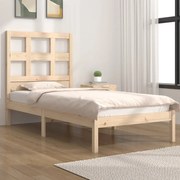 vidaXL Bedframe massief grenenhout 75x190 cm 2FT6 Small Single