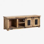 Tv-meubel 160x40 Cm In Mangohout Uain Mangohout - Sklum