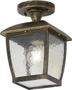 Klassieke plafondlamp antiek goud IP44 - Leuven