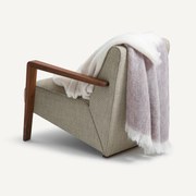 Tweekleurige plaid van wol en polyamide, Tzara