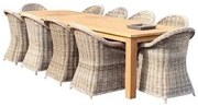 Old Java Roma dining tuinset 320x110xH77,5 cm 11 delig