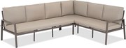 Moderne tuinbank Vigo Garden Point bruin