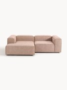 Modulaire hoekbank Lennon van linnenmix (2-zits)