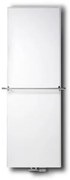 Vasco Flat V Line paneelradiator vlak type 21 500x1800mm 1400W aansluiting 8008 wit structuur 112980500180080080600-0000