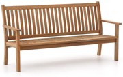 Parkbank Sunyard | Teakhout | 3 personen | Tuinbank Natural Teak | 184cm | Kees Smit Tuinmeubelen