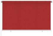 vidaXL Rolgordijn voor buiten 240x140 cm HDPE rood