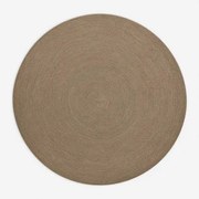 Rond Polypropyleen Buitentapijt (ø200 Cm) Lisandra Groen – Khaki - Sklum
