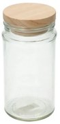 Pot met houten deksel, glas, 550 ml