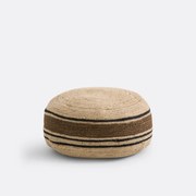 Poef in gevlochten jute, Tahani