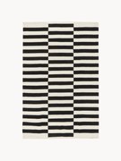 Handgeweven Kelim vloerkleed Donna met strepen