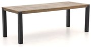 + 15% kassakorting | Tuin eettafel ROUGH | Rechthoekig | Tuintafel Teakhout | 220x90cm | 6 personen | Kees Smit Tuinmeubelen