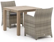 Forza Barolo/ROUGH-S 90cm dining tuinset 3-delig