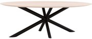 Goossens Excellent Eettafel Gs-1302, Ovaal 200 x 110 cm