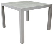 Fresno dining tuintafel 100x100xH74 cm wit keramiek