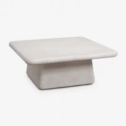 Vierkante Salontafel 105x105 Cm In Cement Maelis Lichtgrijs - Sklum