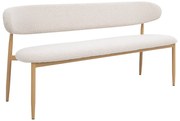 Eetkamerbank Eiken Creme 160 Cm
