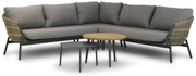 Hoek loungeset 4 personen Aluminium/wicker Taupe  Coco Nathan/Pacific