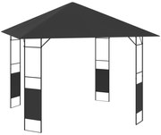 vidaXL Tuinprieel 160 g/m² 3x3 m antraciet