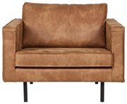 BePureHome Rodeo Loveseat Fauteuil Recycle Leer Cognac