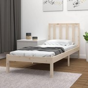 vidaXL Bedframe massief grenenhout 75x190 cm 2FT6 Small Single