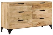 vidaXL Ladekast 140x46x77 cm massief mangohout