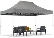 Antraciet tuinpaviljoen Manta 3 x 4,4m Garden Point