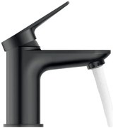 Duravit Wave Wastafelmengkraan - s-size - eengreeps - zonder waste - voorsprong 9.5cm - zwart mat wa1010002046