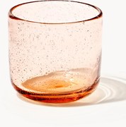 Mondgeblazen tumblers Hippolyte met luchtbellen, 4-delig