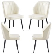 Pakket van 4 Wenye-stoelen