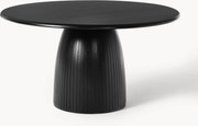 Ronde eettafel Nelly met groefstructuur, in verschillende formaten