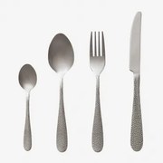 16-delige Bestekset Van Roestvrij Staal Aina Zilver - Sklum