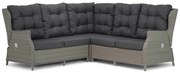 Hoek loungeset 5 personen Wicker Taupe  Garden Collections Chicago